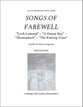 Songs of Farewell SATB choral sheet music cover